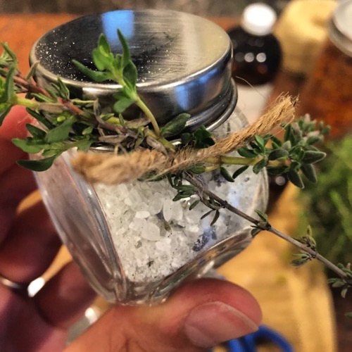 Fresh basil, mint, rosemary and thyme